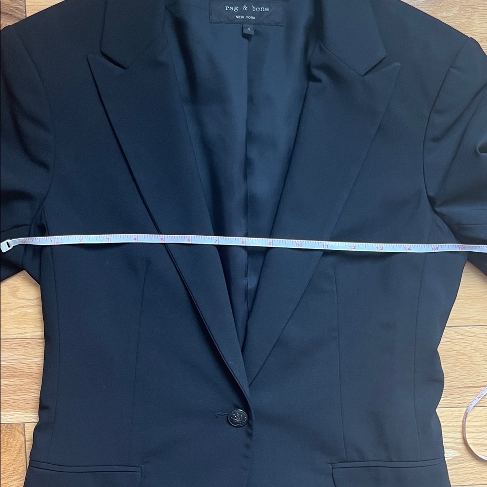 Rag & Bone Fitted Black Blazer - Picture 7 of 8